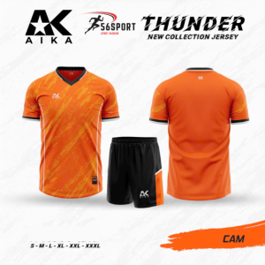 Bộ đá bóng AIKA Thunder- Màu cam